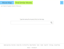 Tablet Screenshot of movie-map.com